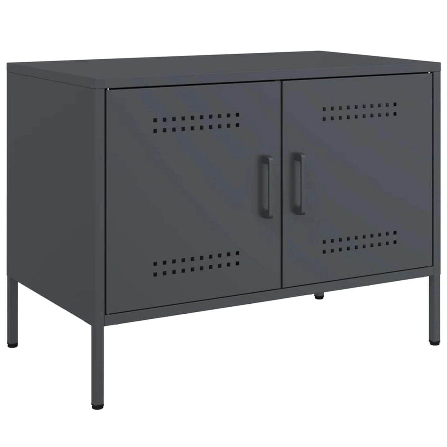 vidaXL TV-Schrank Anthrazit 68x39x50,5 cm Stahl 842938 günstig online kaufen