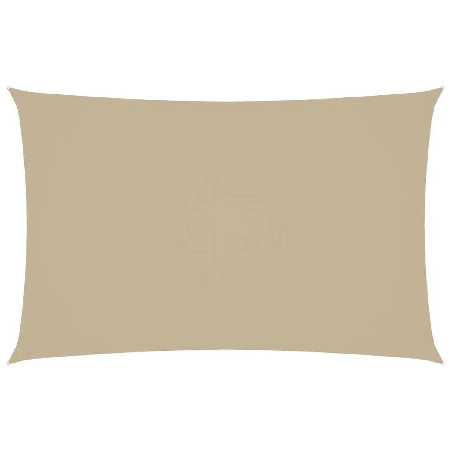 vidaXL Sonnensegel Oxford-Gewebe Rechteckig 2x5 m Beige 135149