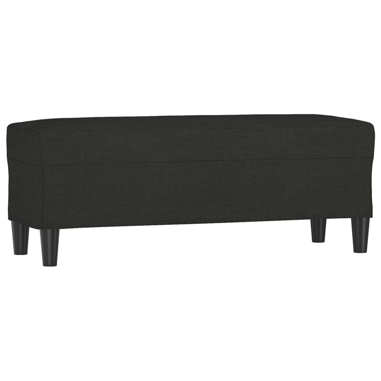 vidaXL Sitzbank Schwarz 100x35x41 cm Stoff 349411 günstig online kaufen