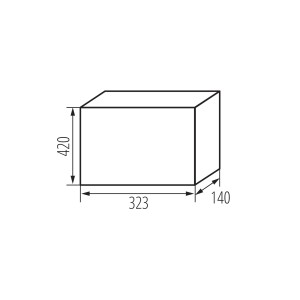 Kanlux Verteiler Sicherungskasten Feuchtraum ABS KDB IP65 Aufputz 2x13-Module