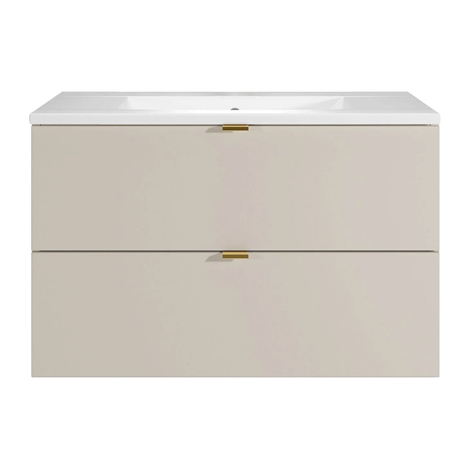 Vente-unique Einzelwaschtisch Lavena Beige 80 cm