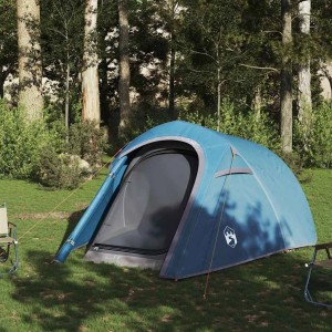 vidaXL Tunnelzelt 3 Personen Blau Wasserdicht 94601