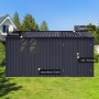 Albatros Gerätehaus XXXL Verzinktes Metall in Anthrazit Inkl. Schloss & Werkzeughaken Wetterfester Geräteschuppen_4