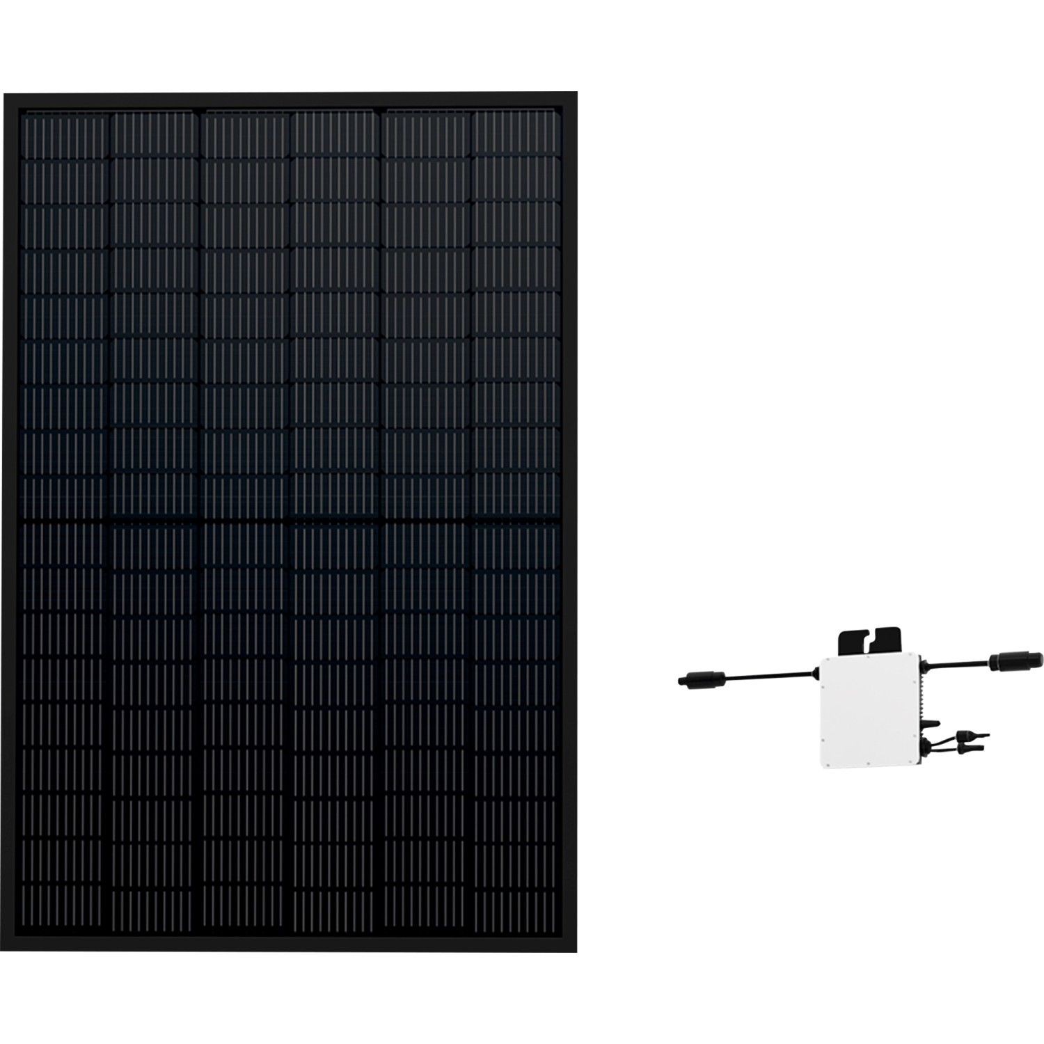 Greensolar Balkonkraftwerk SKW400 Basic-Set Schwarz