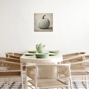 Tadessi Leinwandbild - M1-No.51851 - Kürbis - 40 x 40 cm - Quadratisch