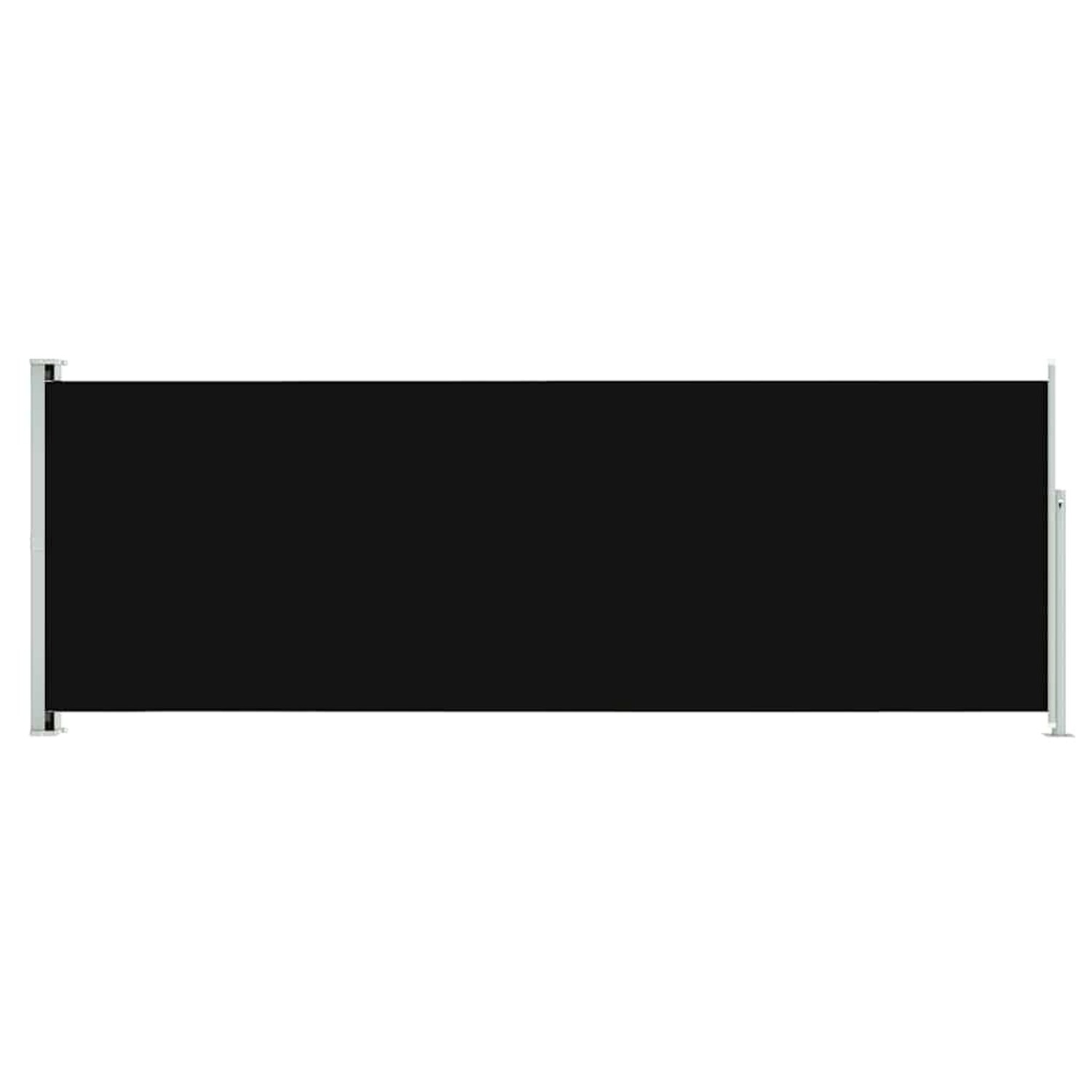 furnicato Seitenmarkise Ausziehbar 220x600 cm Schwarz günstig online kaufen