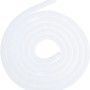 Weißer Schlauch (600 cm) für Bestway AquaPristine Poolsauger, aufgerollt.