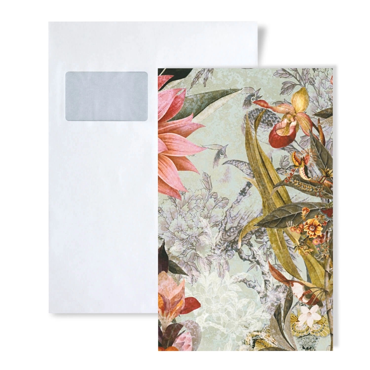 PROFHOME 1 MUSTERSTÜCK S-381771-GU DIN A4 MUSTER der Floralen Tapete günstig online kaufen