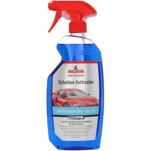 Nigrin Scheiben-Entfroster im Pumpzerstäuber (750ml). Löst Eis schnell und verhindert Wiedervereisung.