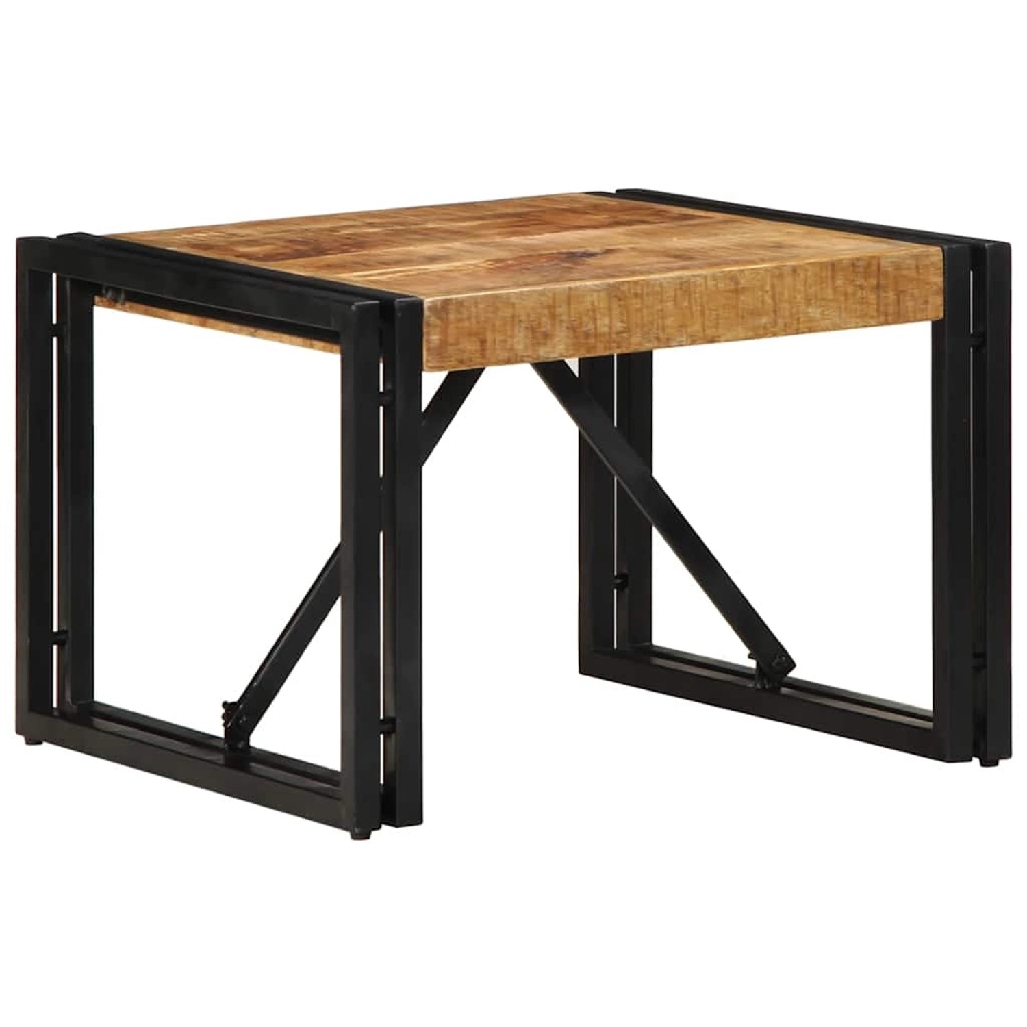 vidaXL Couchtisch 50x50x35 cm Raues Massivholz Mango 4016679 günstig online kaufen