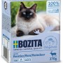Bozita Katzen-Nassfutter mit Rentier, Häppchen in Soße, 370g Packung.