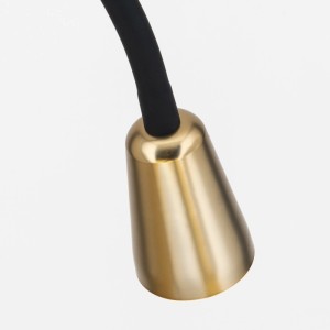 Orion Leuchten Stehlampe Dotty 1 x GU10 Schwarz Gold