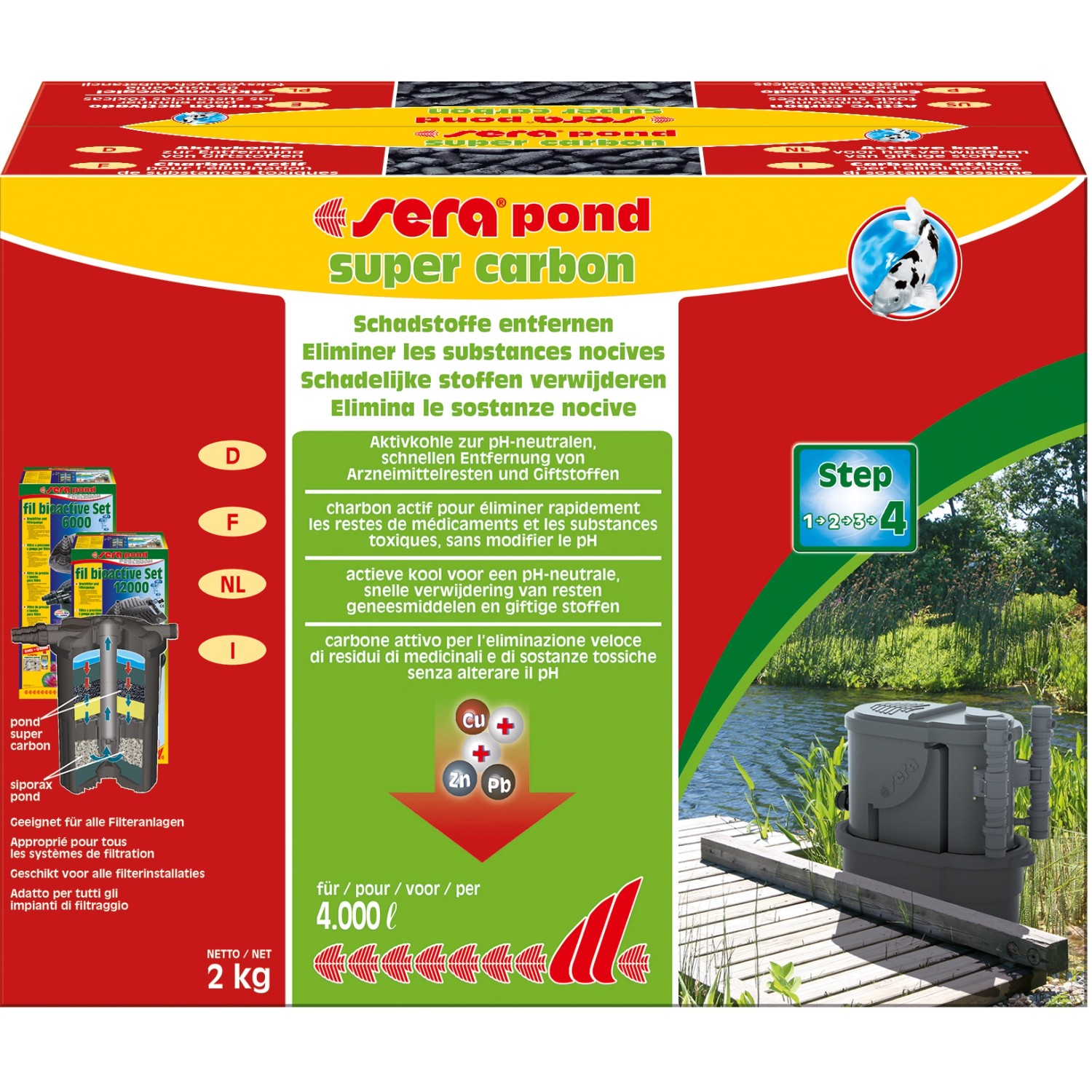 Sera TeichWasseraufbereiter Pond Super Carbon 2 kg kaufen bei OBI