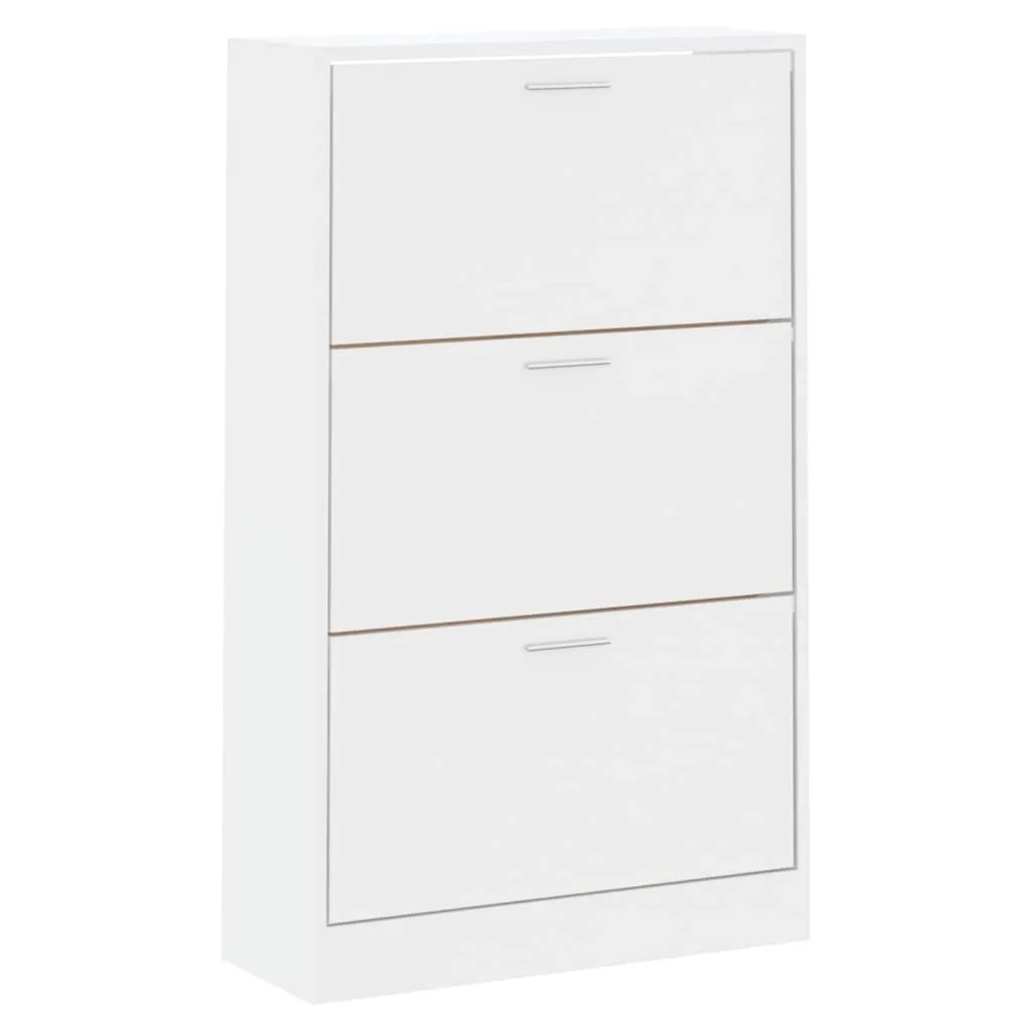 vidaXL Schuhschrank Hochglanz-Weiß 63x24x103 cm Holzwerkstoff 342554_3