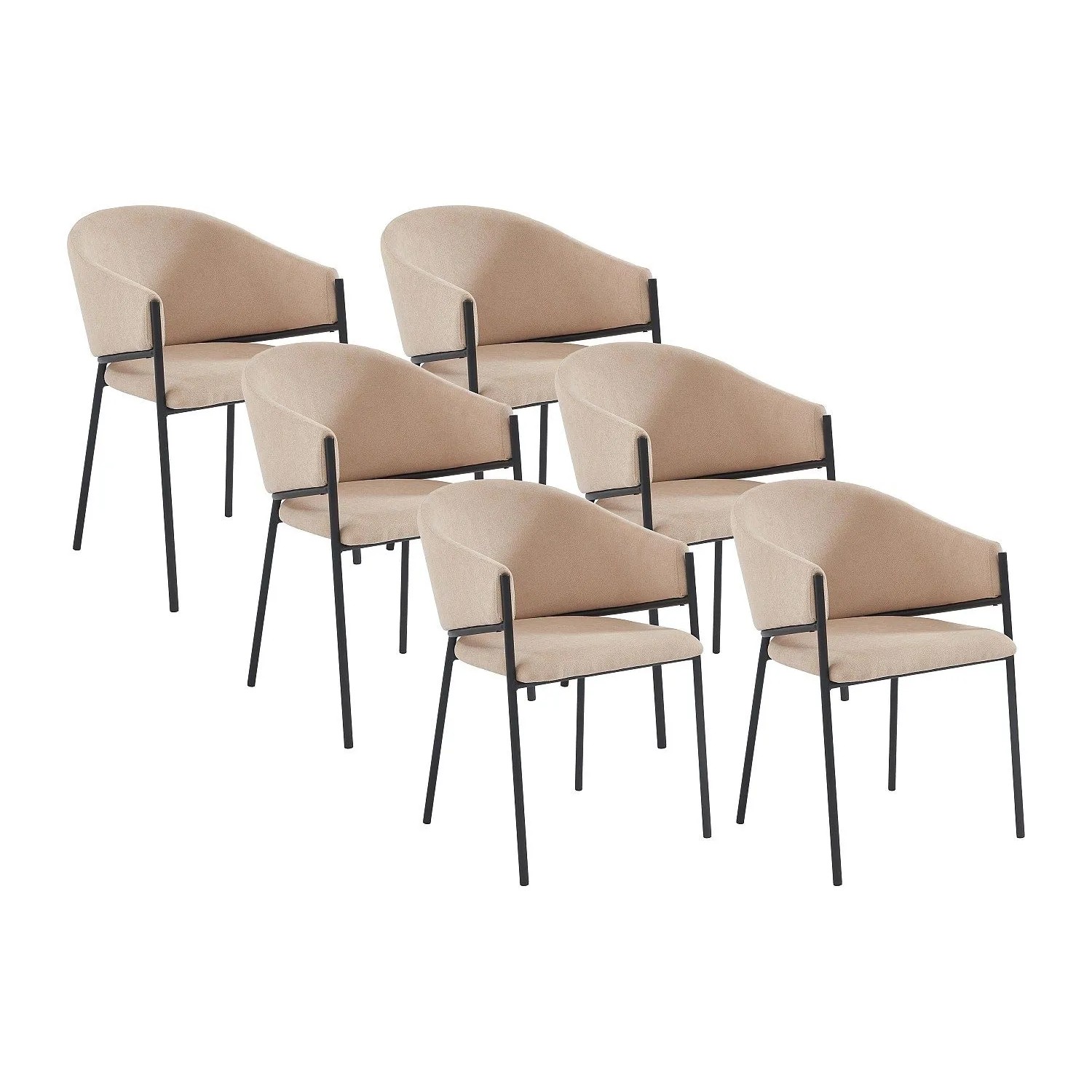 Vente-unique Stuhl Ordida Beige 53 cm
