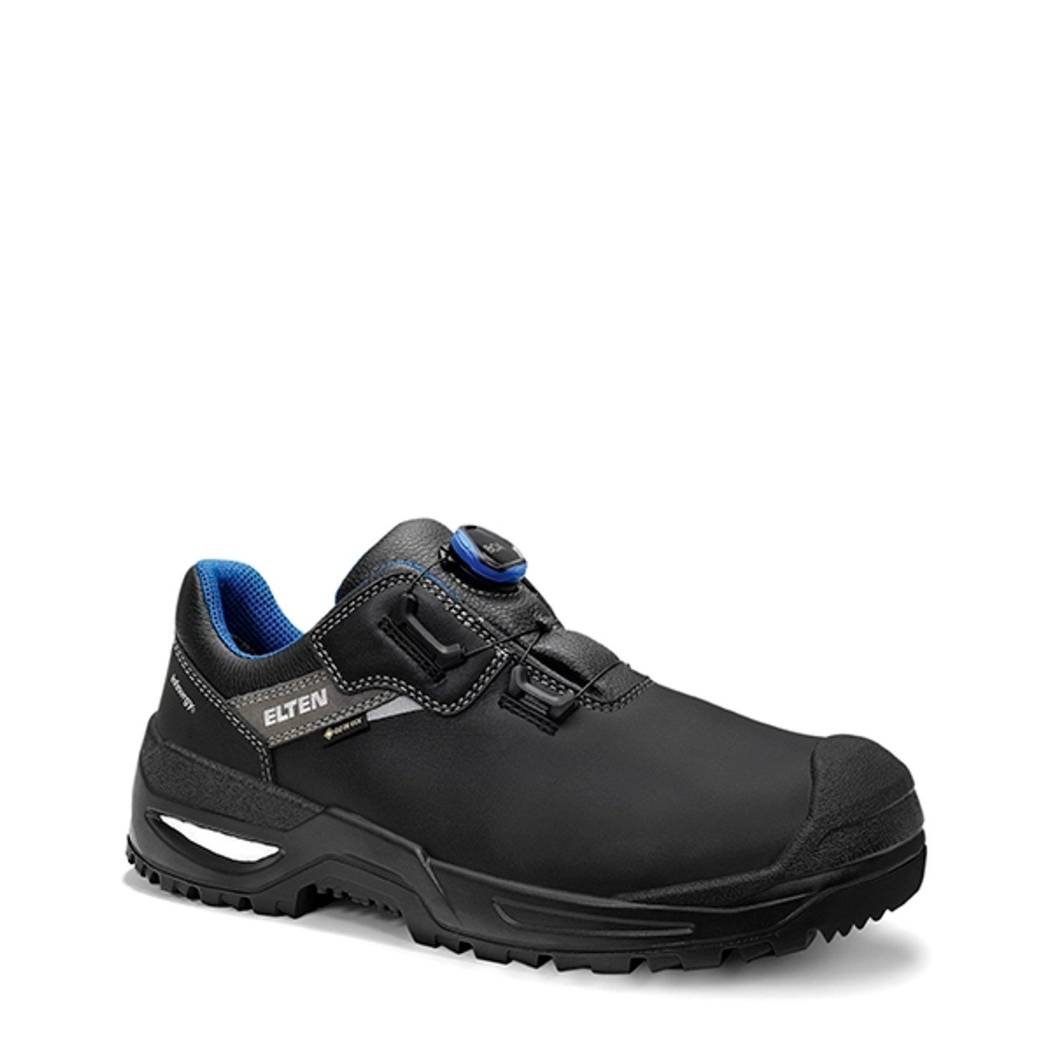 Elten Sicherheitshalbschuh Stefano Xxsg Boa Gtx Black-Blue Low Esd S3 Gr. 43