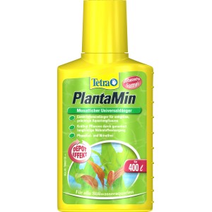 Tetra PlantaMin Pflanzendünger 100ml für gesunde Aquarienpflanzen.