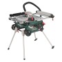 Metabo TS 216 Tischkreissäge mit Untergestell und Trolleyfunktion.