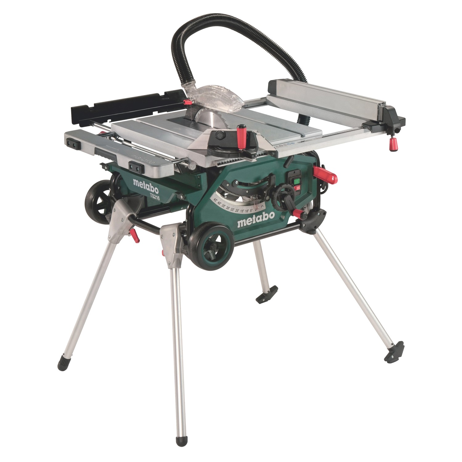 Metabo Tischkreissäge TS 216 mit Untergestell / Trolleyfunktion