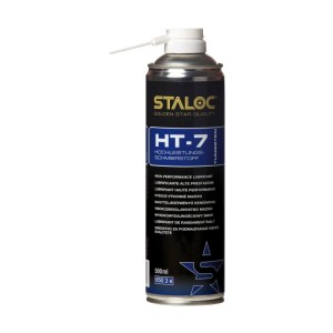 Dunkelgraue Staloc HT-7 Hochleistungs-Schmierstoff Spraydose 500 ml für bewegliche Teile, Spezial-Sprays.