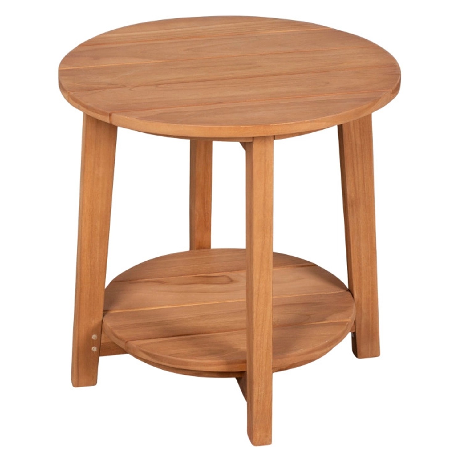 GarWoh Beistelltisch Milton Teak Rund 50 Cm