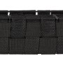 Schwarzer Wenko Organizer Adria mit 4 Fächern aus Polypropylen, ideal zur Aufbewahrung.