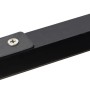 Detailaufnahme: Schwarzes Modul aus dem Zubehör-Set für WPC-Hochbeet.