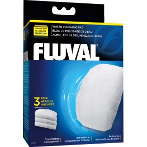 Fluval Feinfilterpads, 3 Stück für Aquarium Außenfilter. Filter für klares Wasser.