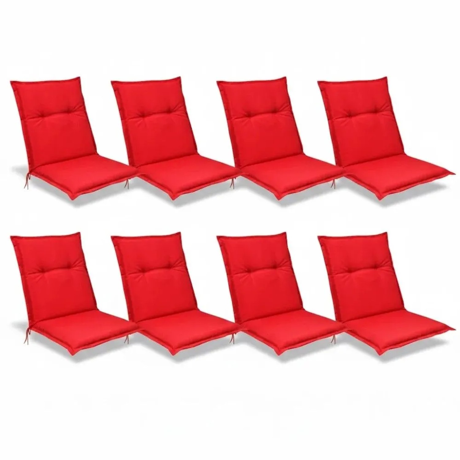 Beautissu Base NL Niederlehner 100x50x6cm Rot 8tlg