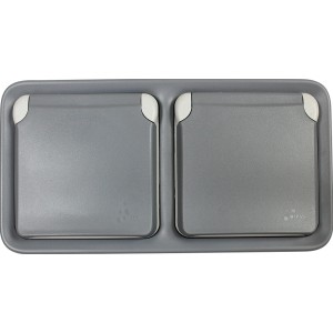 Legrand Plexo55 Feuchtraum Steckdose, 2-fach, waagerecht, grau.