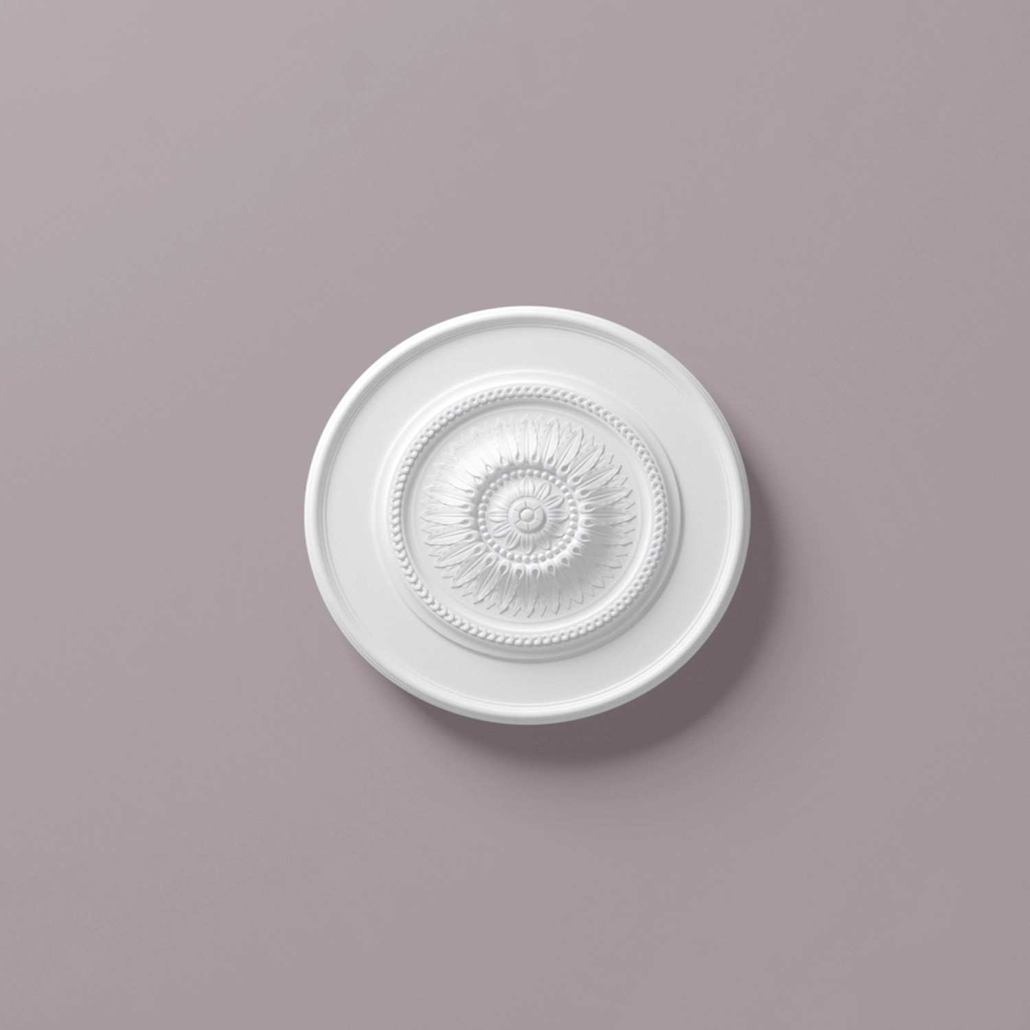 NOEL & MARQUET NMC R10 ARSTYL Rosette Zierelement 60 cm 60 cm x 5,2 cm Weiß günstig online kaufen