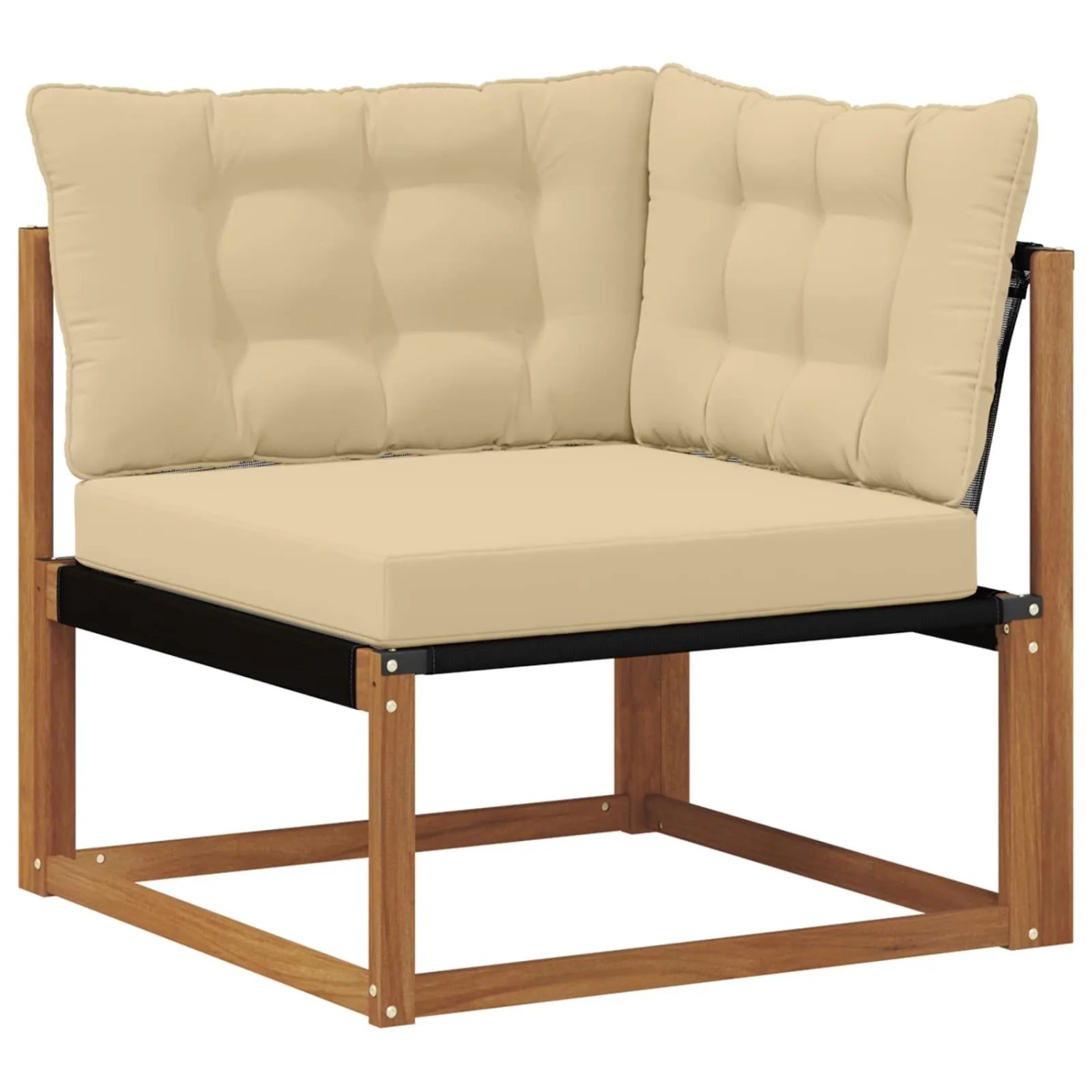 vidaXL Outdoor Ecksofa Massivholz Akazie Natur 900640