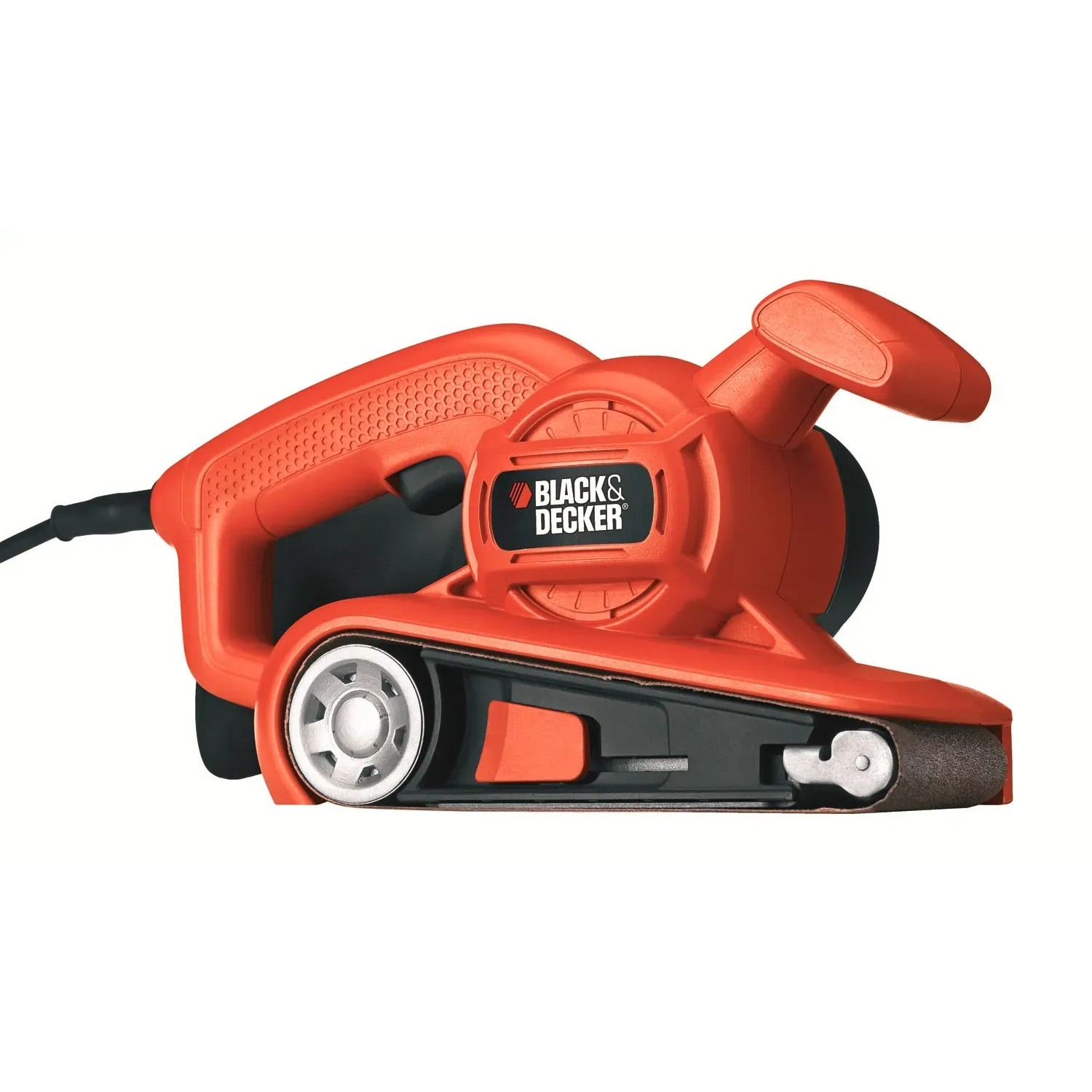 Black+Decker KA86 Bandschleifer in Orange und Schwarz.