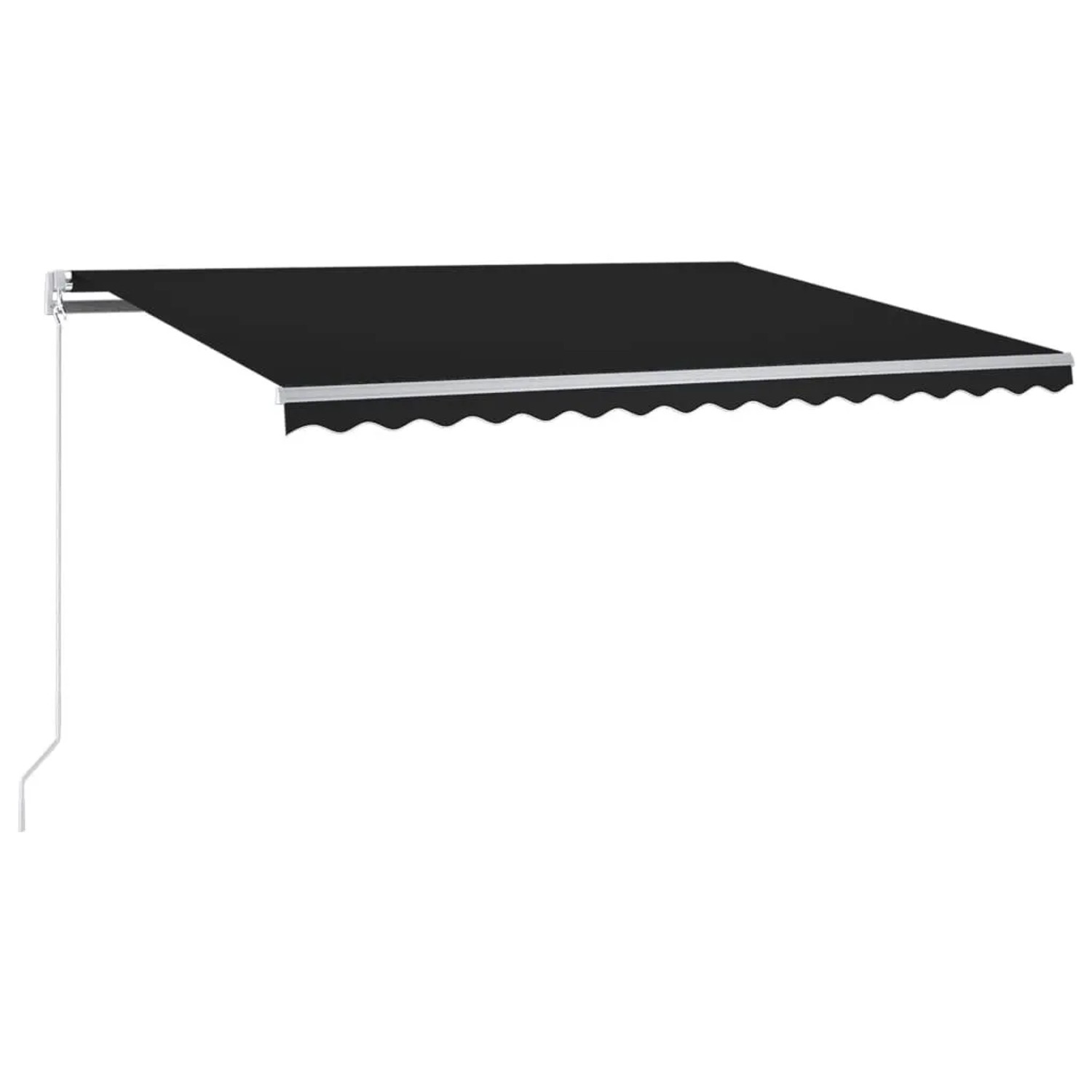 vidaXL Automatische Markise mit LED & Windsensor 300x250 cm Anthrazit 3068874