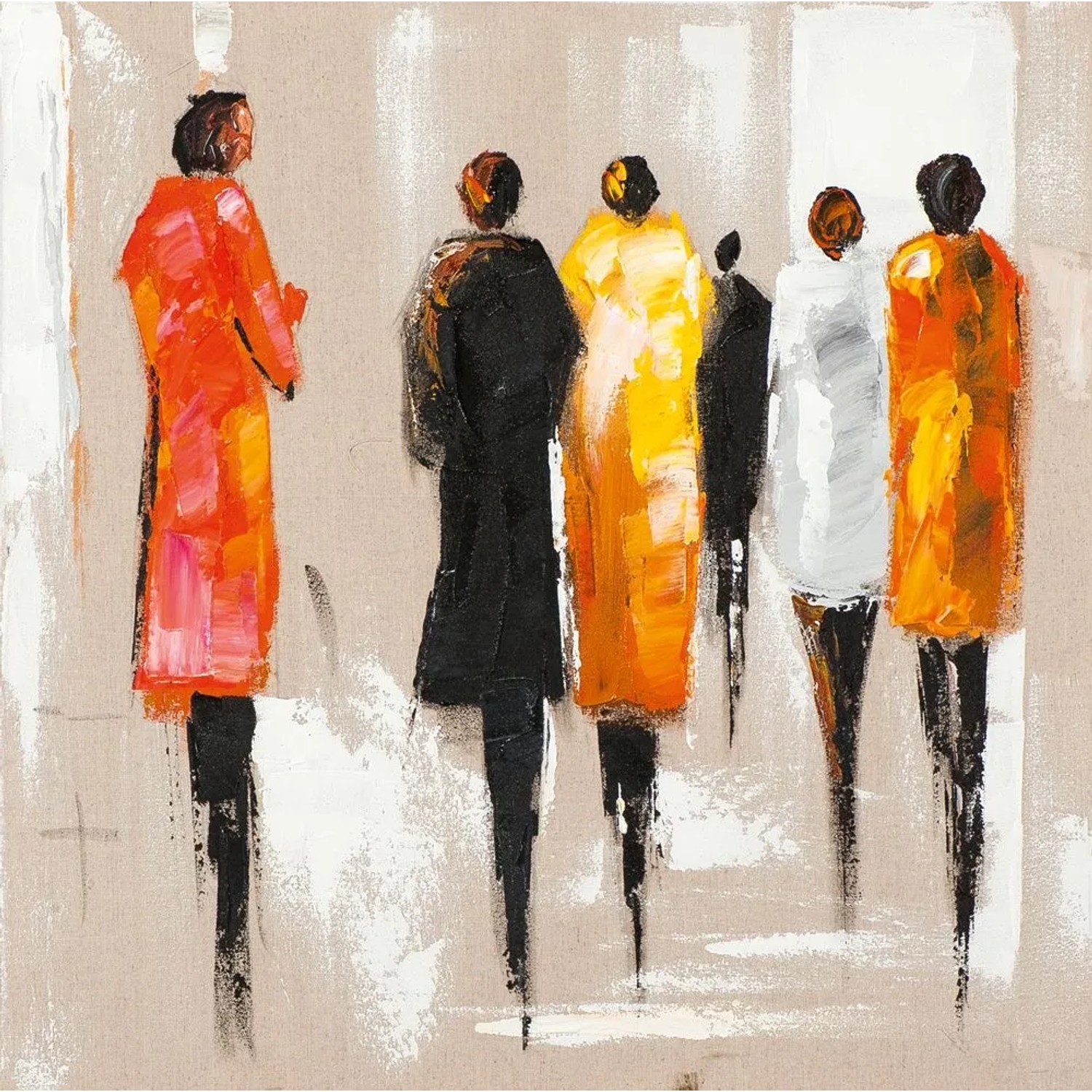 Art Universe Leinwandbild Modenschau 70 x 70 cm