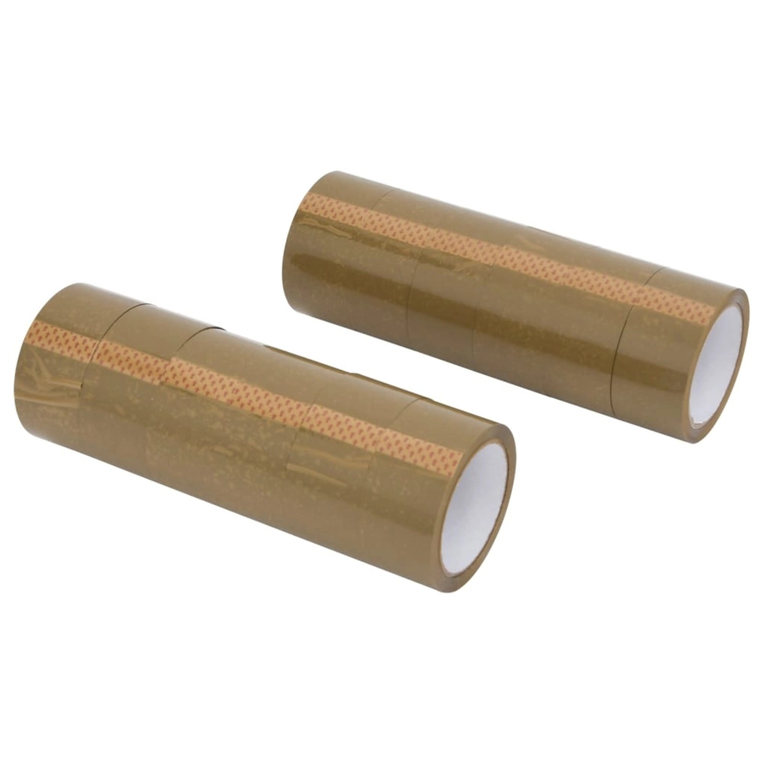 vidaXL Paketklebeband 12 Stk Braun 48 mm x 66 m 4012395 günstig online kaufen