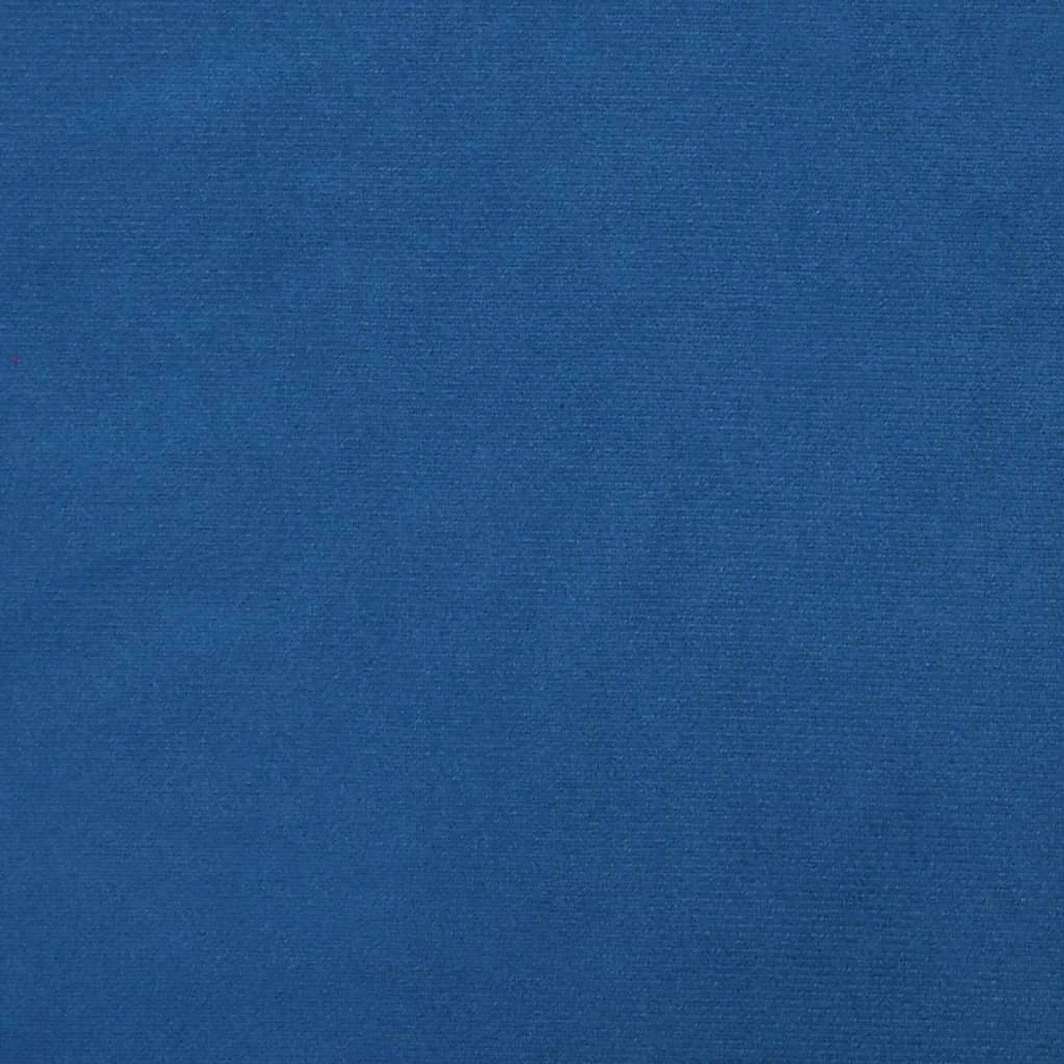 Nahaufnahme des blauen Samtbezugs vom vidaXL Schaukelstuhl Modell 2.