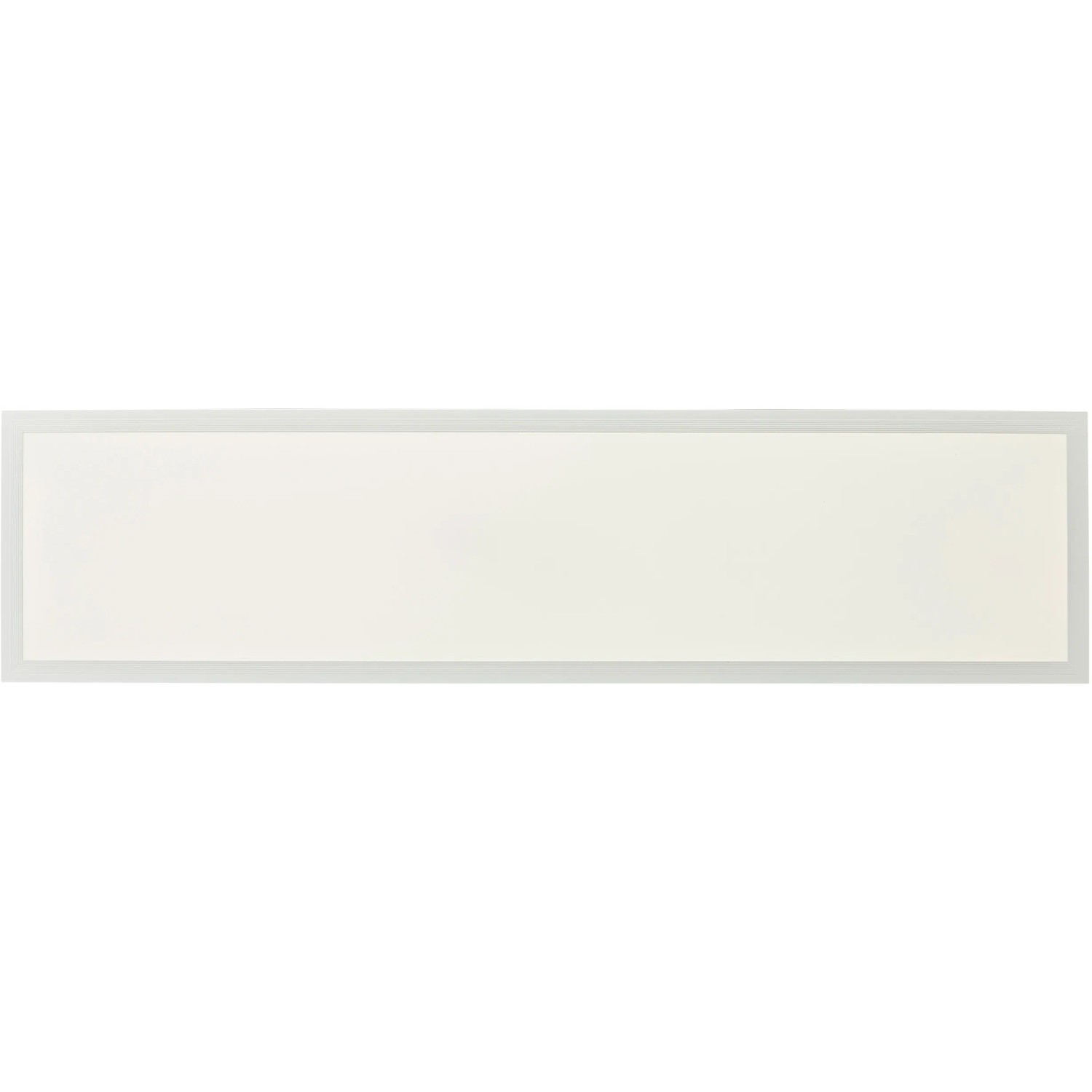Rechteckige, weiße LED-Deckenleuchte Briston, 100x25 cm, geeignet für Flur und Gang.