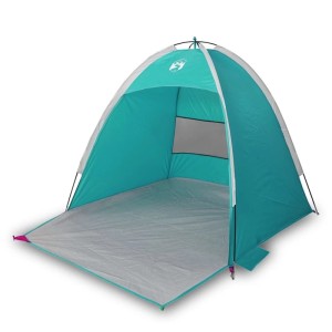 vidaXL Strandzelt 3 Personen Seegrün Wasserdicht 4009456