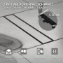 LuxeBath Duschrinne, 50 cm, schwarz, 2in1 befliesbar, extra flach. Duschzubehör für barrierefreies Bad.