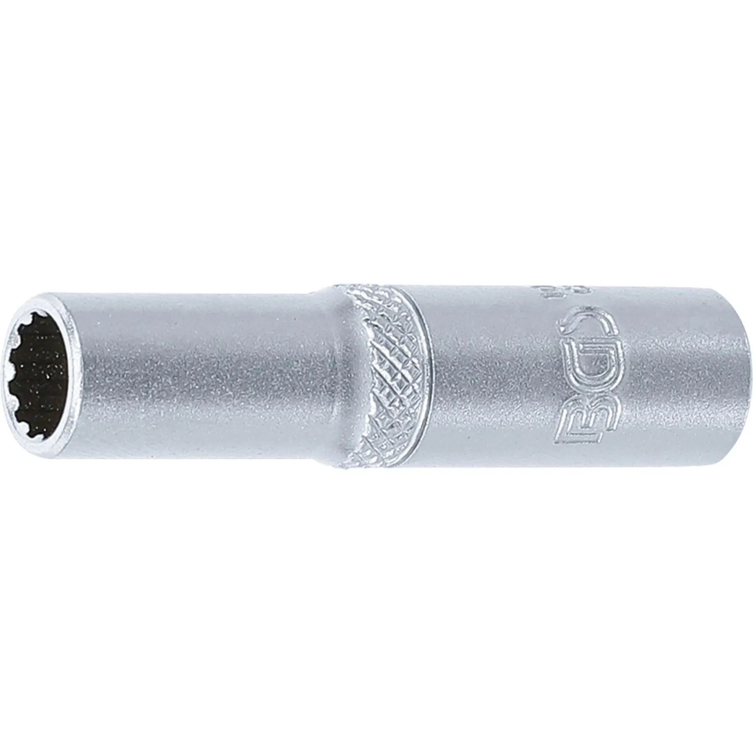 BGS Steckschlüssel Einsatz Gear Lock Tief Antrieb Innenvierkant 6 3 Mm  1 4 Zoll  SW 7 Mm 10157
