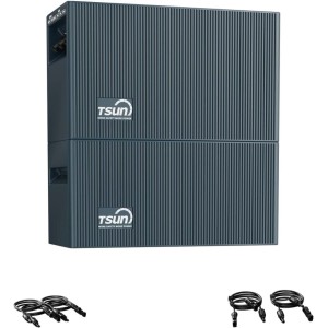 TSUN DCU2000Lite Balkonkraftwerk Speicher 4 kWh mit Akku und Kabeln.