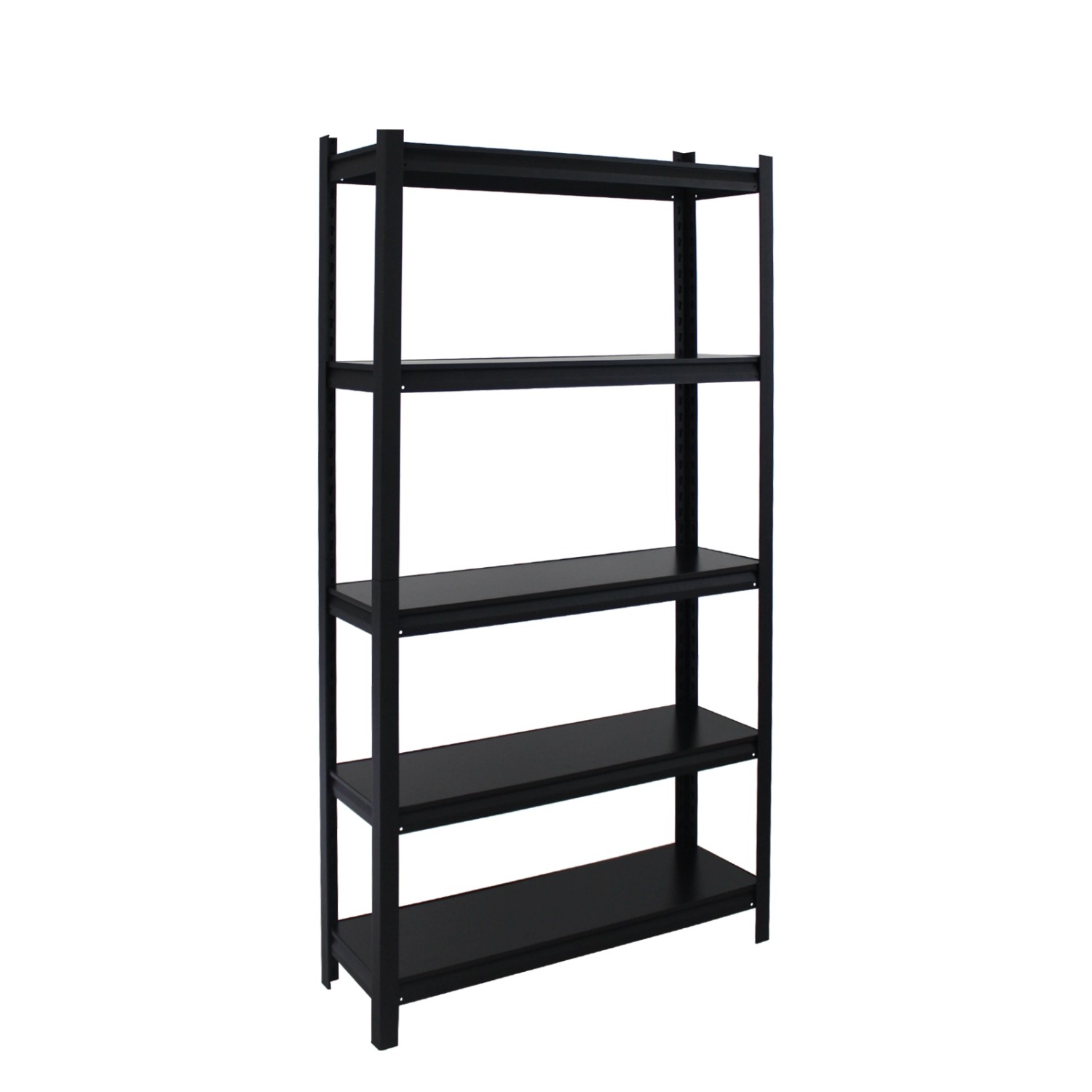 TRUTZHOLM Wohnzimmerregal 180x90x40 cm Stahl 875 kg 5 Regalböden Schwarzmatt