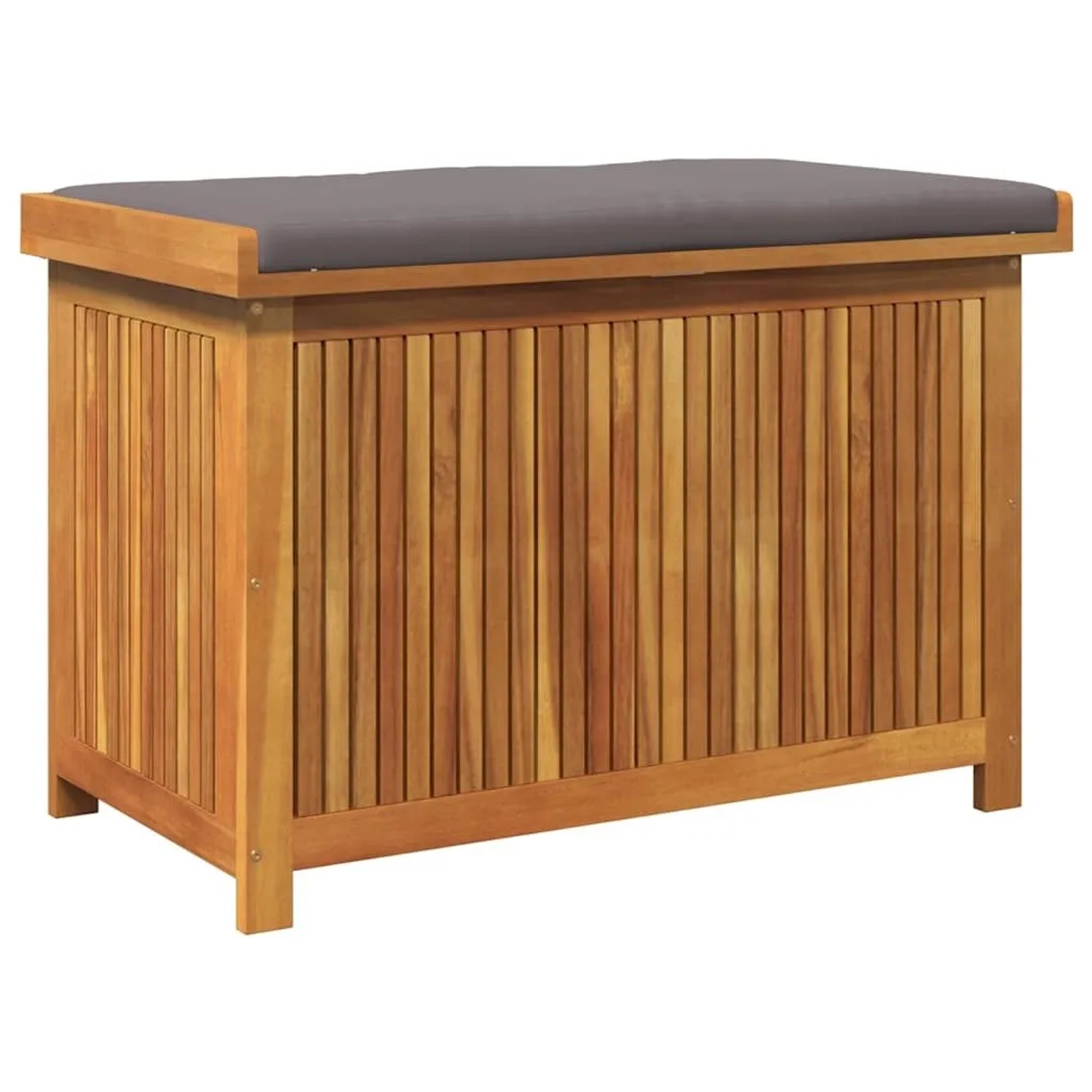 vidaXL Outdoor-Kissenbox 90x50x60,5 cm Massivholz Akazie 4106478