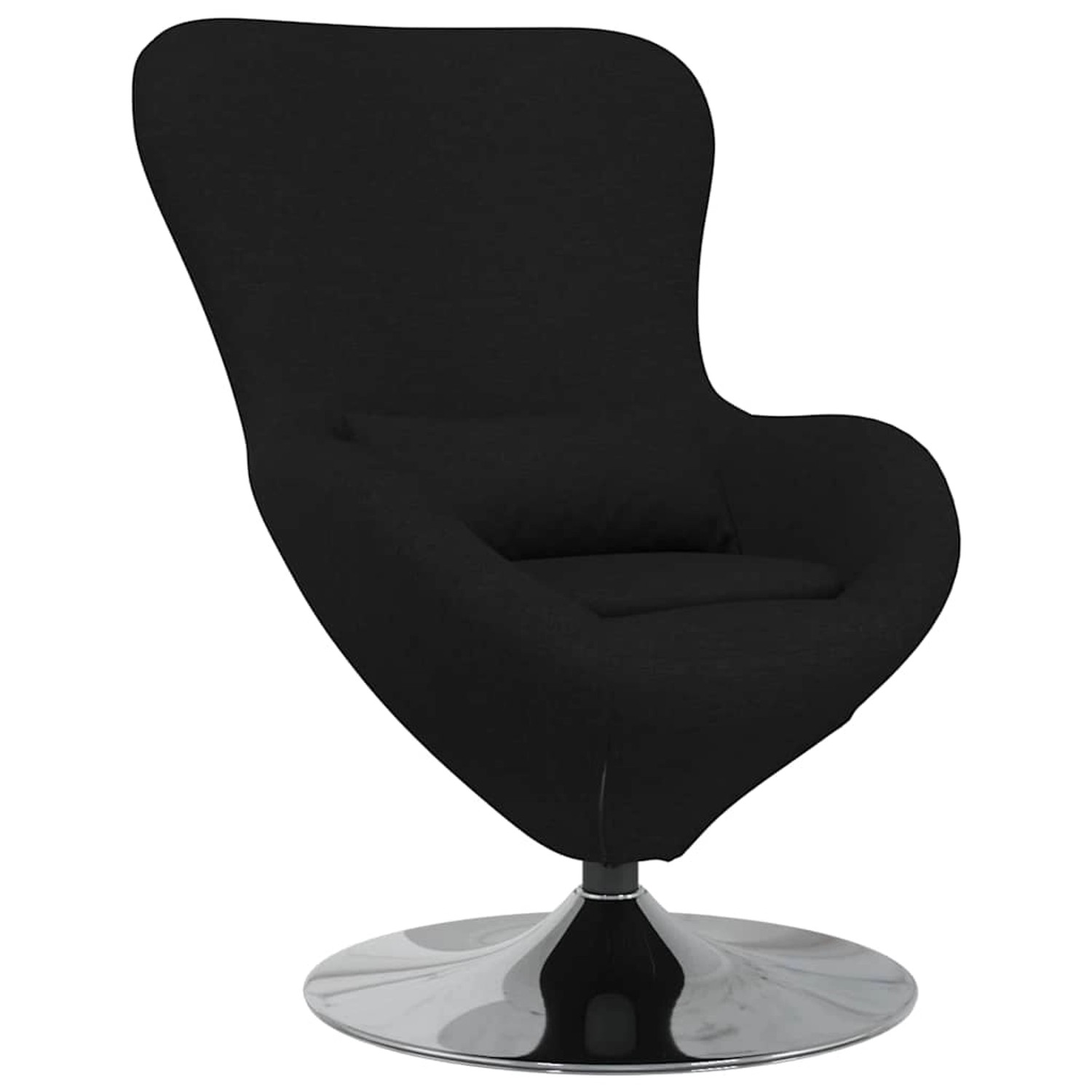 vidaXL Eiersessel Schwarz 63 x 73 x 90 cm Stoff 42002738 günstig online kaufen