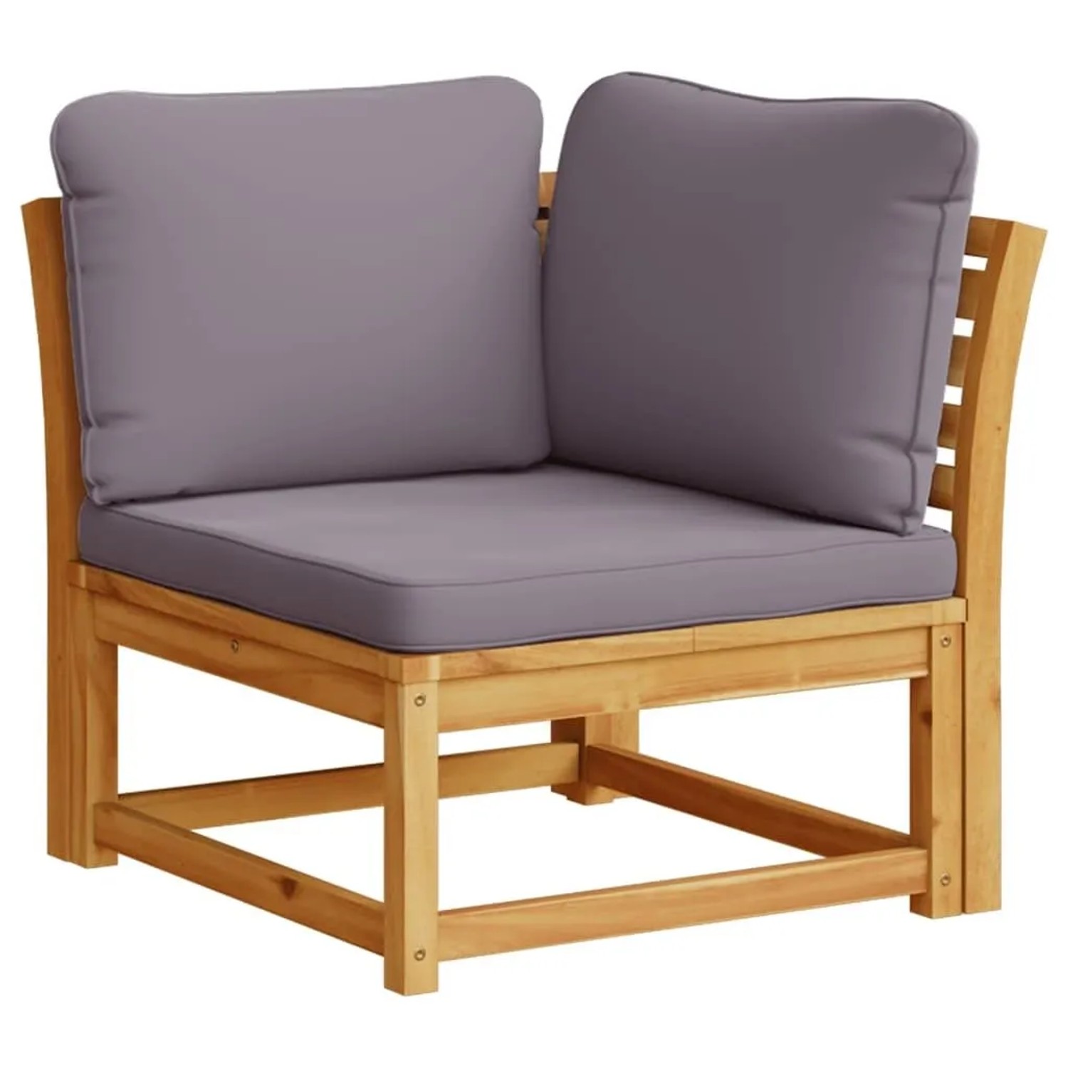 vidaXL Garten-Ecksofa mit Kissen 73x73x65 cm Massivholz Akazie 366494