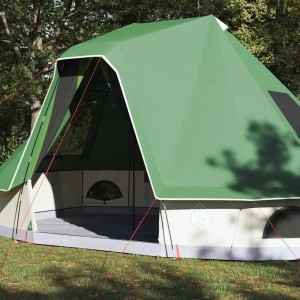vidaXL Familien-Tipi-Zelt mit Dach Grün 466 x 310 x 240 cm 42000957