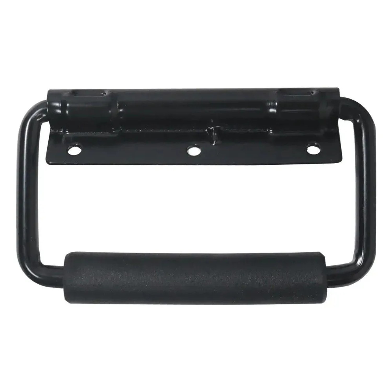 HMF 14991-02 Klappgriff 2er Set Gefedert 3 Loch 13 x 3 cm Schwarz_4