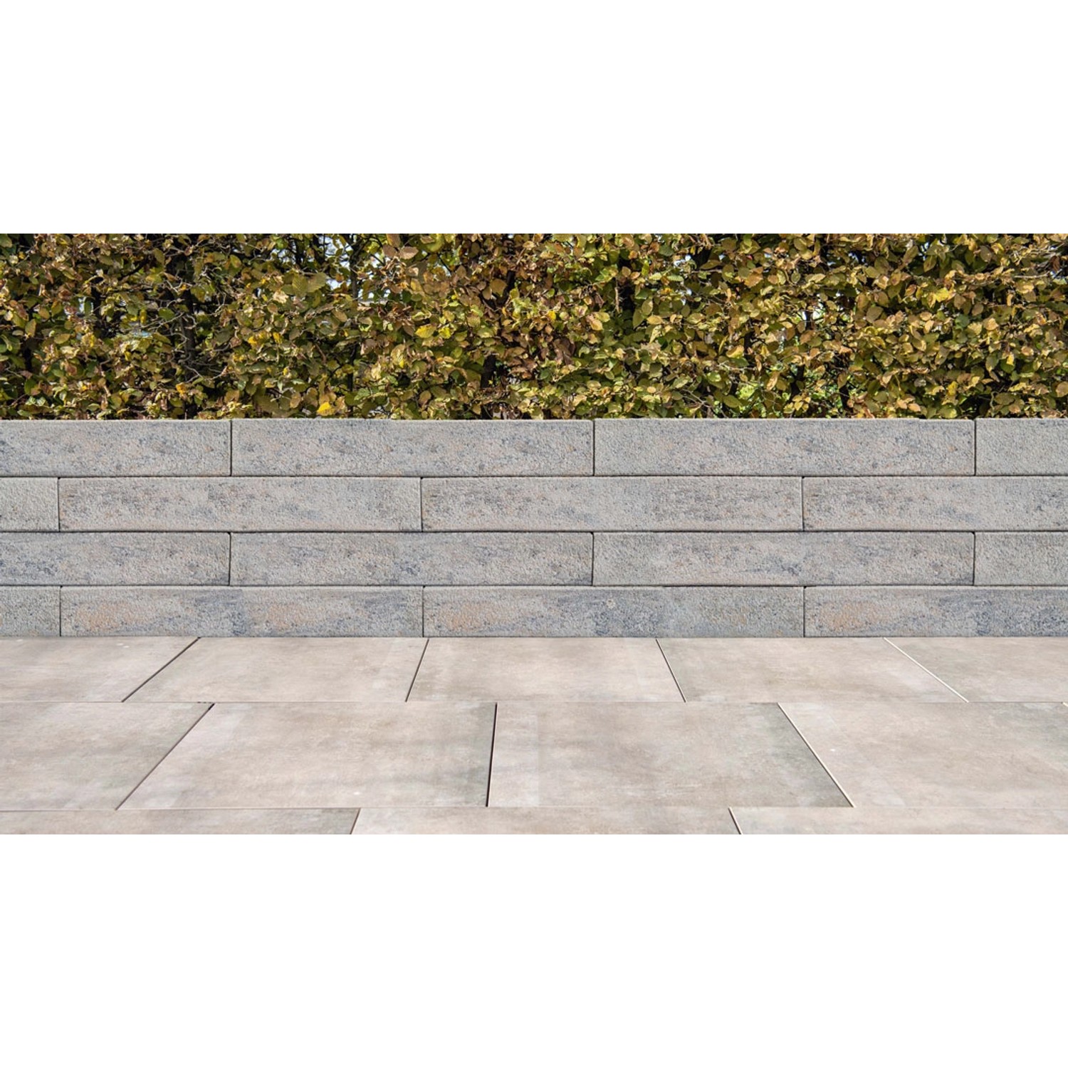 Diephaus Palisade Limos Muschelkalk als Beetbegrenzung oder zur Gartengestaltung.