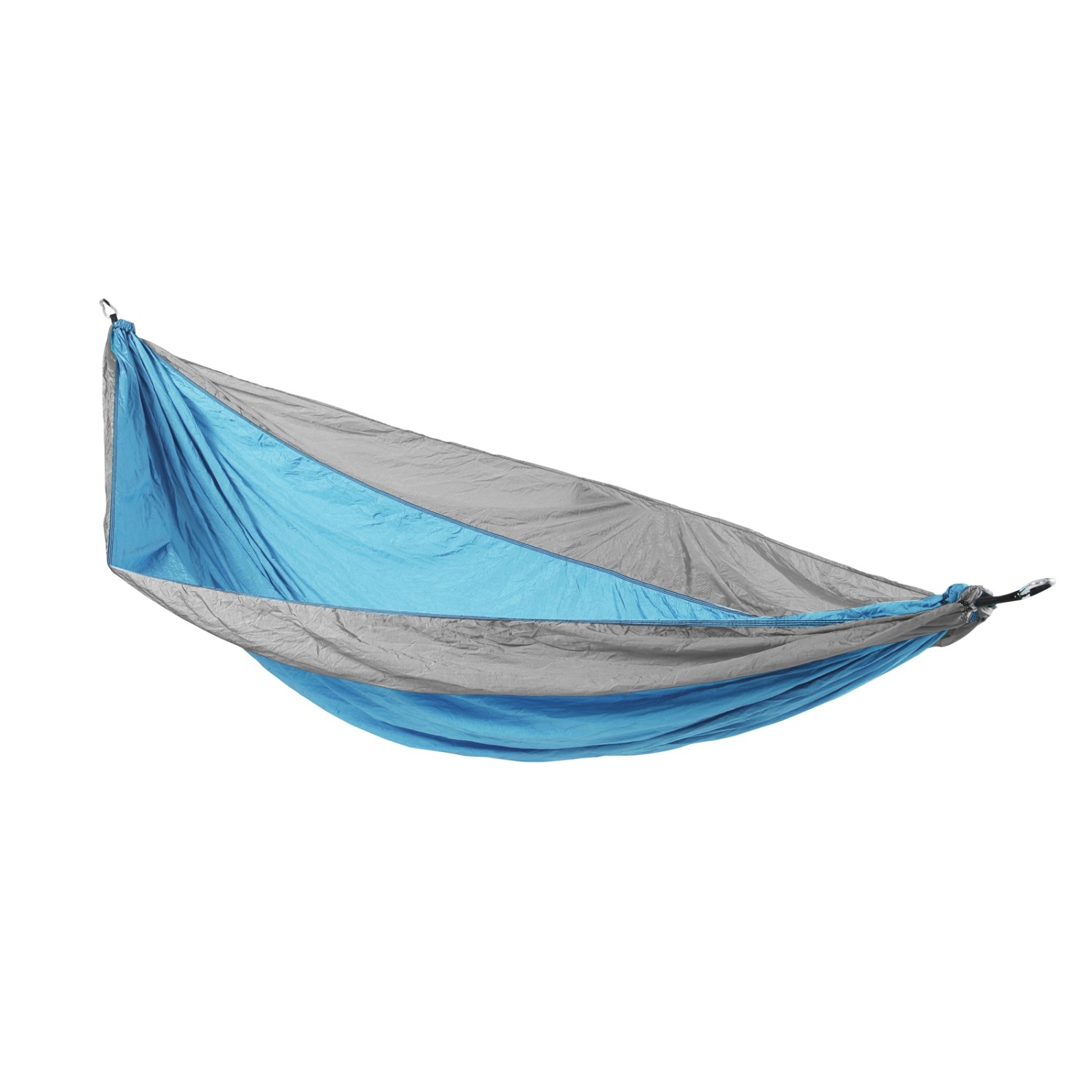 Image of Svita Hängematte Outdoor Camping Ultraleicht Befestigung 1-2 Personen Blau Grau